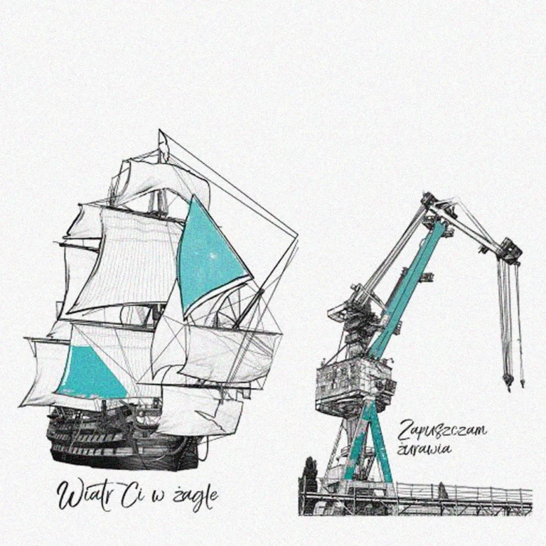 Rysunki z serii Bałtyk