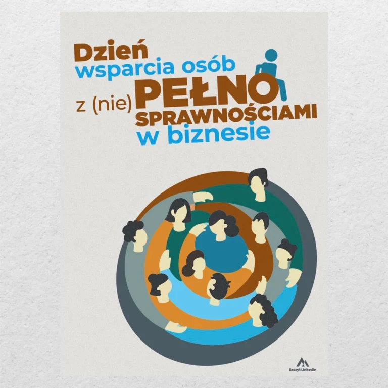 Ilustracja dzien wsparcia OzN w biznesie