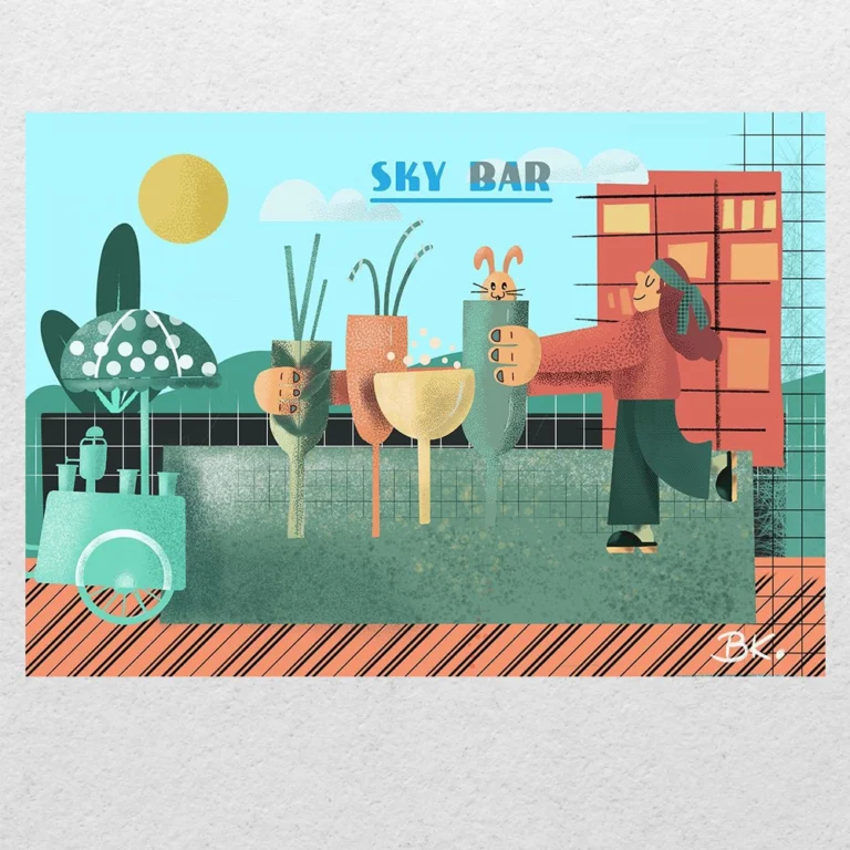 Ilustracja do SkyBar Arche hotele